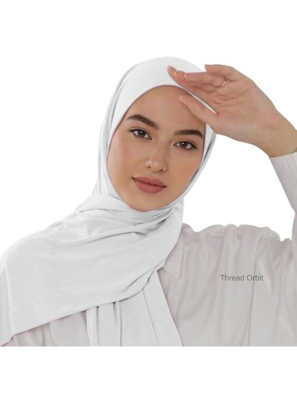 Modal Silk Scarf Women Long Head Wrap Stretch Shawl Solid Fashion